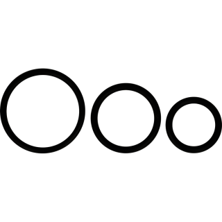 OHMAMA SET 3 ANILLOS DE SILICONA NEGRO