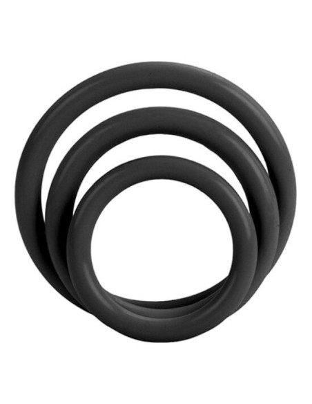 CALEXOTICS SET TRES ANILLAS NEGRO ERECCION