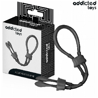 ADDICTED TOYS CUERDA SILICONA AJUSTABLE PARA EL PENE