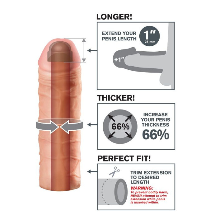 FANTASY X TENSIONS MEGA 1 EXTENSION PARA EL PENE