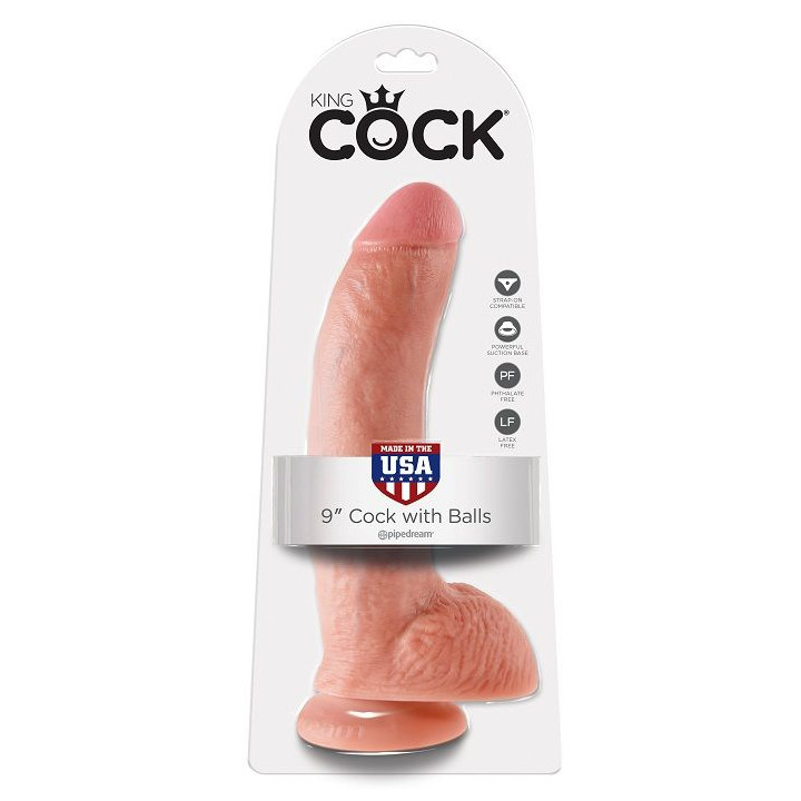 KING COCK 9 PENE REALISTICO NATURAL 229 CM