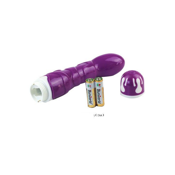 BAILE REALISTIC COCK 10 RITMOS SENSATION VIOLETA