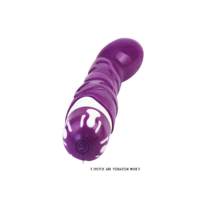 BAILE REALISTIC COCK 10 RITMOS SENSATION VIOLETA