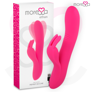 MORESSA ETHAN EFECTO WAVE MAS POTENTE VIBRACION PREMIUM SILICONE RECARGABLE