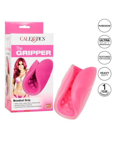 CALEXOTICS BEADED GRIP MASTURBADOR TEXTURADO
