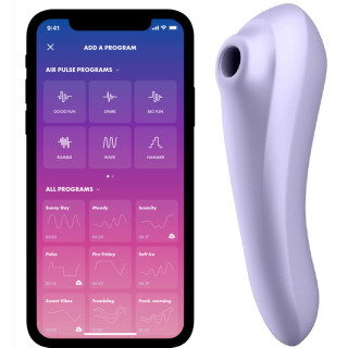 SATISFYER DUAL PLEASURE AIR PULSE VIOLETA