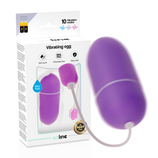 ONLINE HUEVO VIBRADOR WATERPROOF LILA