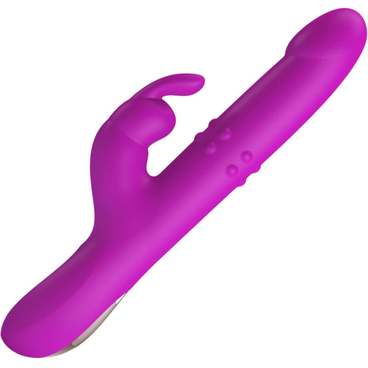 PRETTY LOVE REESE VIBRADOR CON ROTACION MORADO