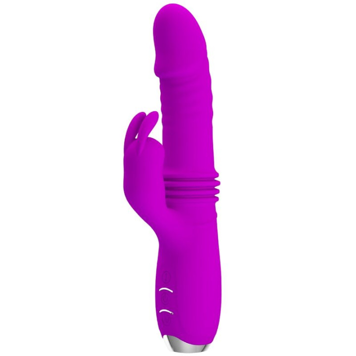 PRETTY LOVE DOROTHY VIBRADOR CONEJO RECARGABLE MORADO