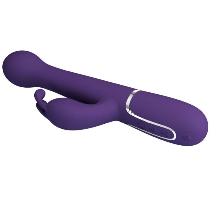 PRETTY LOVE DEJON VIBRADOR RABBIT 3 EN 1 MULTIFUNCION MORADO