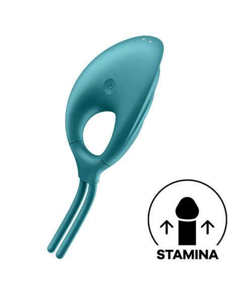 SATISFYER SWORDSMAN ANILLO VIBRADOR VERDE