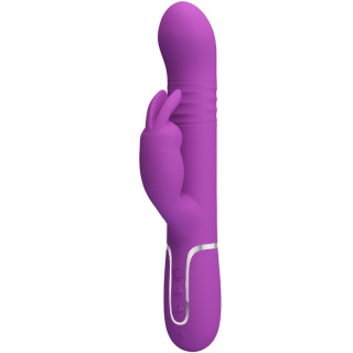 PRETTY LOVE COALE VIBRADOR RABBIT MULTIFUNCION 4 EN 1 MORADO