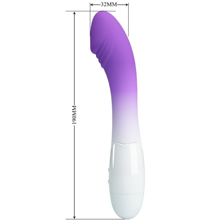 PRETTY LOVE ELEMENTAL VIBRADOR PUNTO G 30 VIBRACIONES MORADO