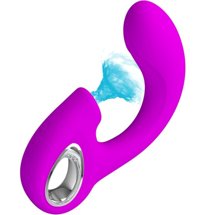 PRETTY LOVE SIBEL VIBRADOR PUNTO G ESTIMULADOR CLITORIS 10 VIBRACIONES MORADO