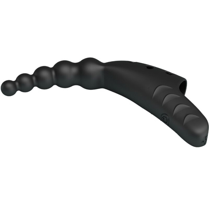 PRETTY LOVE JORDIN VIBRADOR DE DEDO 10 VIBRACIONES NEGRO
