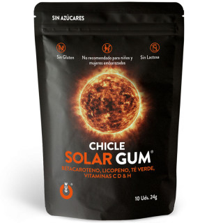 WUG Solar Gum El chicle que prepara tu piel para el sol