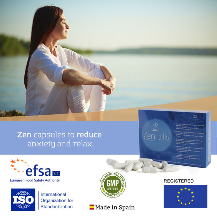 Zen Pills Complemento alimenticio para el bienestar y la relajacion