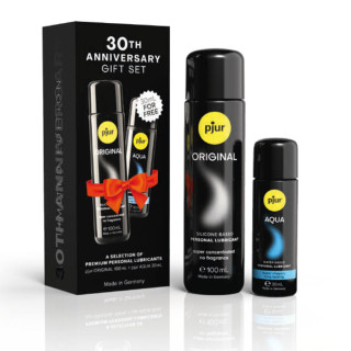 PJUR SET 30TH ANIVERSARY PJUR ORIGINAL 100 ML PJUR AQUA 30 ML DE REGALO