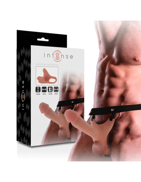 INTENSE ARNES HUECO CON DILDO SILICONA 16 X 35 CM