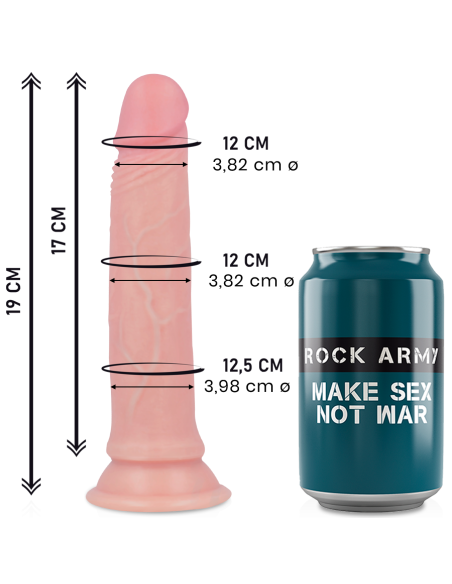 ROCKARMY LIQUID SILICONE DILDO PREMIUM AVENGER 19 CM O 398 CM