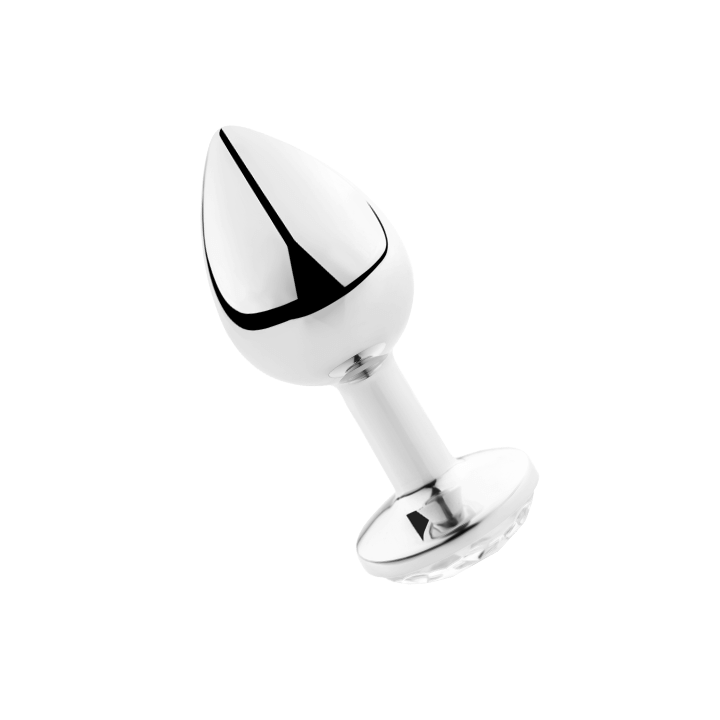 SECRETPLAY PLUG ANAL ALUMINIO TRANSPARENTE 7 CM