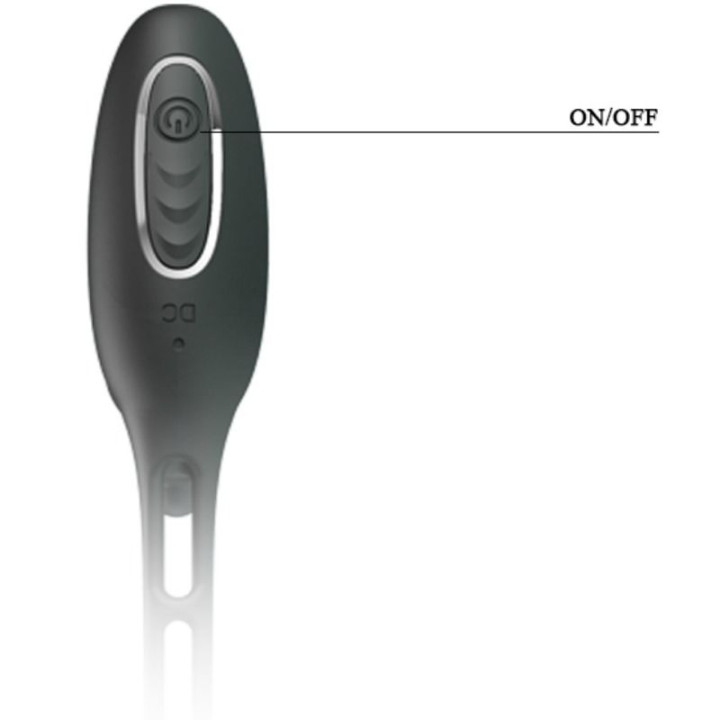 PRETTY LOVE ANILLOS PENE CON PLUG VIBRADOR