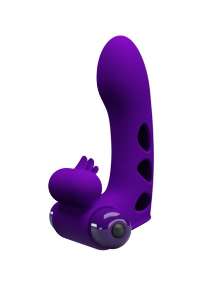 PRETTY LOVE ORLANDO FUNDA DE DEDO VIBRADOR MORADO