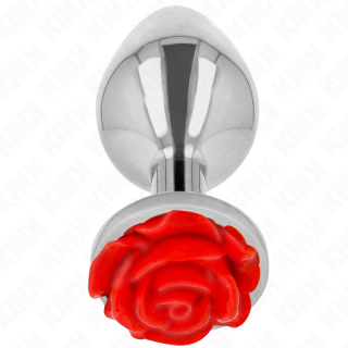 KINK PLUG ANAL ROSA ROJA TALLA L