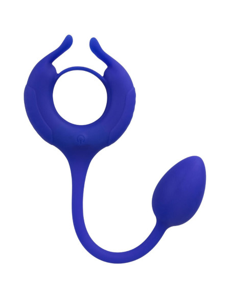 CALEXOTICS ADMIRAL ANILLO CON PESO PARA PENE AZUL