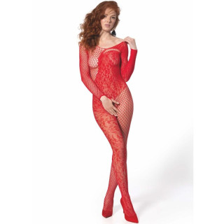 PASSION BS 107 BODYSTOCKING ROJO TALLA UNICA