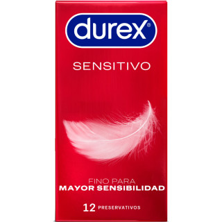 DUREX PRESERVATIVOS SENSITIVO 12 UNIDADES