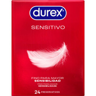 DUREX PRESERVATIVOS SENSITIVO 24 UNIDADES