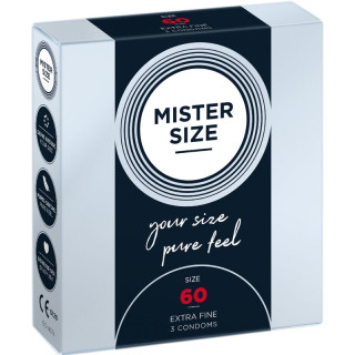 MISTER SIZE PRESERVATIVOS TALLA XL 60 MM 3 UNIDADES
