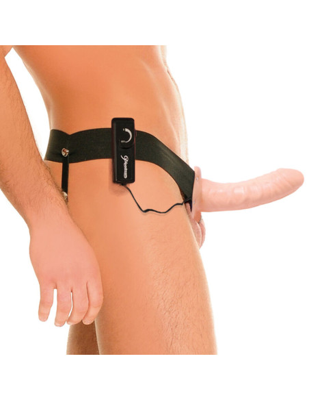 FETISH FANTASY SERIES ARNES HUECO VIBRADOR PARA EL Y ELLA NATURAL 14CM