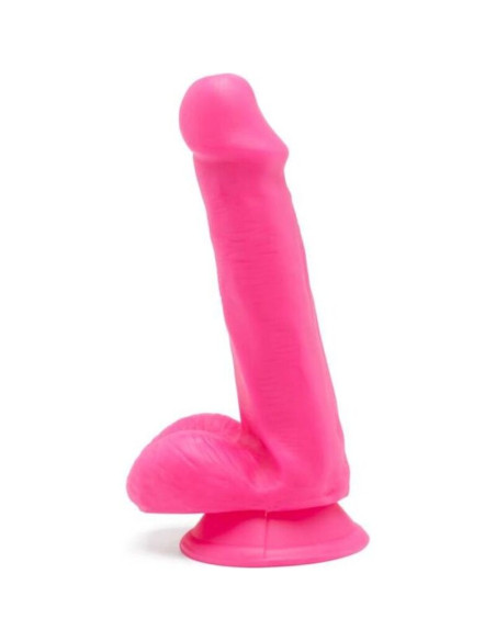 GET REAL HAPPY DICKS DILDO 12 CM CON TESTICULOS ROSA