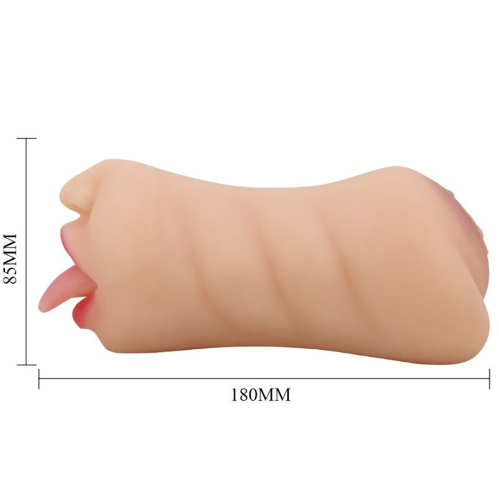 CRAZY BULL SARAH MASTUBADOR EN FORMA DE VAGINA DOBLE ENTRADA