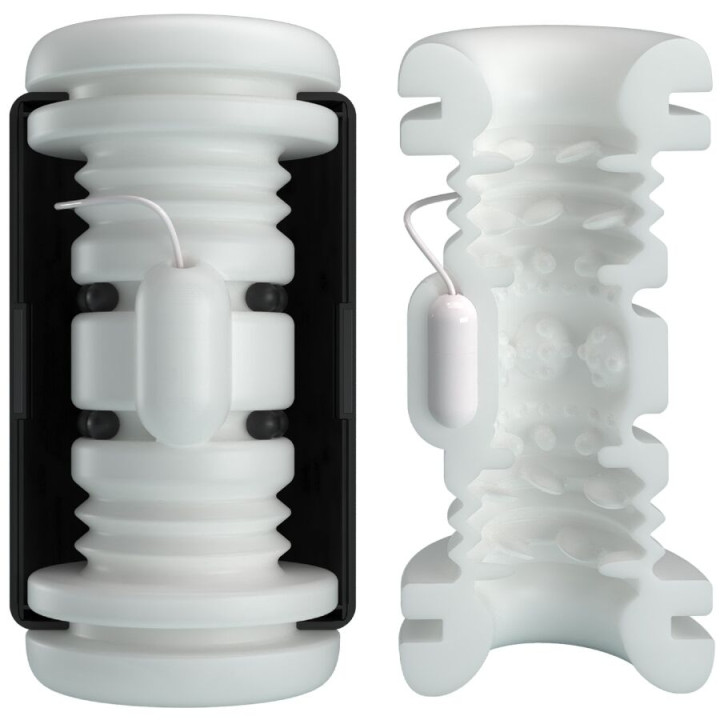 PRETTY LOVE DJ GIRL MASTURBADOR MASCULINO CON VIBRACION 5 CONFIGURACIONES NEGRO