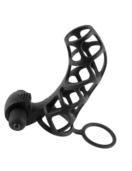 FANTASY X TENSIONS FUNDA PARA EL PENE DE SILICONA CON VIBRADOR