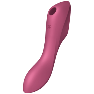 SATISFYER CURVY TRINITY 3 ESTIMULADOR Y VIBRADOR ROJO