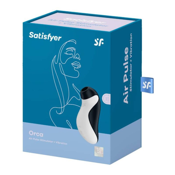 SATISFYER ORCA AIR PULSE STIMULATOR VIBRATION