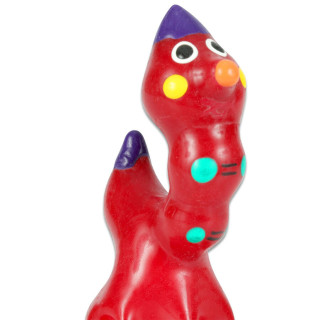 CONDOMERIE PRESERVATIVO DECORATIVO PINTADO A MANO GUSANO