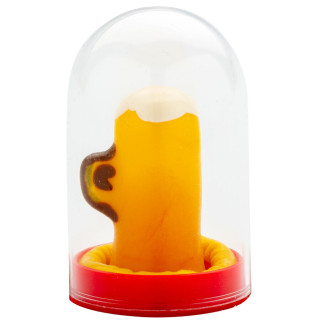 CONDOMERIE PRESERVATIVO DECORATIVO PINTADO A MANO VASO DE CERVEZA