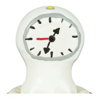 CONDOMERIE PRESERVATIVO DECORATIVO PINTADO A MANO RELOJ