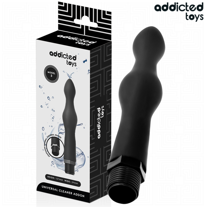 ADDICTED TOYS LIMPIADOR ANAL CON ADAPTADOR UNIVERSAL MODELO 3