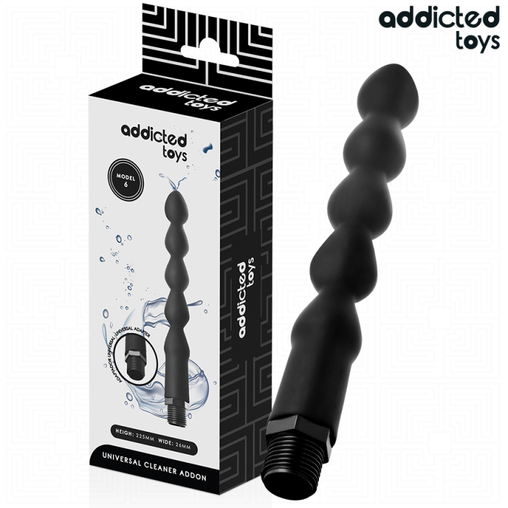 ADDICTED TOYS LIMPIADOR ANAL CON ADAPTADOR UNIVERSAL MODELO 6