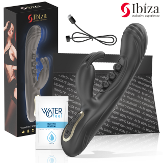 IBIZA VIBRADOR RABBIT PERLAS CON PULSACION
