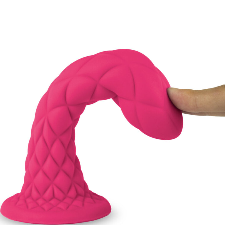 SILEXD DREAMY DILDO FANTASY SILICONA LIQUIDA TERMOREACTIVO FUCSIA 185 CM