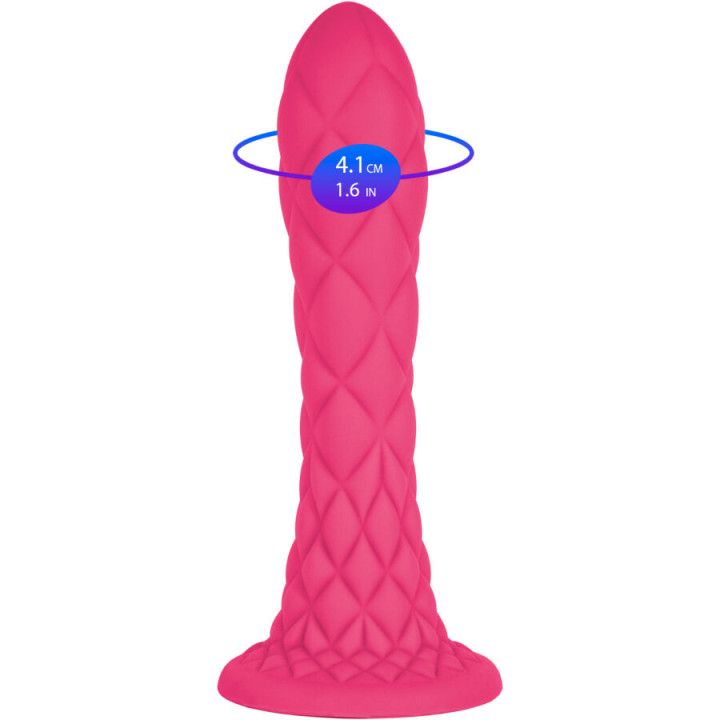 SILEXD DREAMY DILDO FANTASY SILICONA LIQUIDA TERMOREACTIVO FUCSIA 185 CM