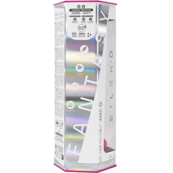 SILEXD DREAMY DILDO FANTASY SILICONA LIQUIDA TERMOREACTIVO FUCSIA 185 CM