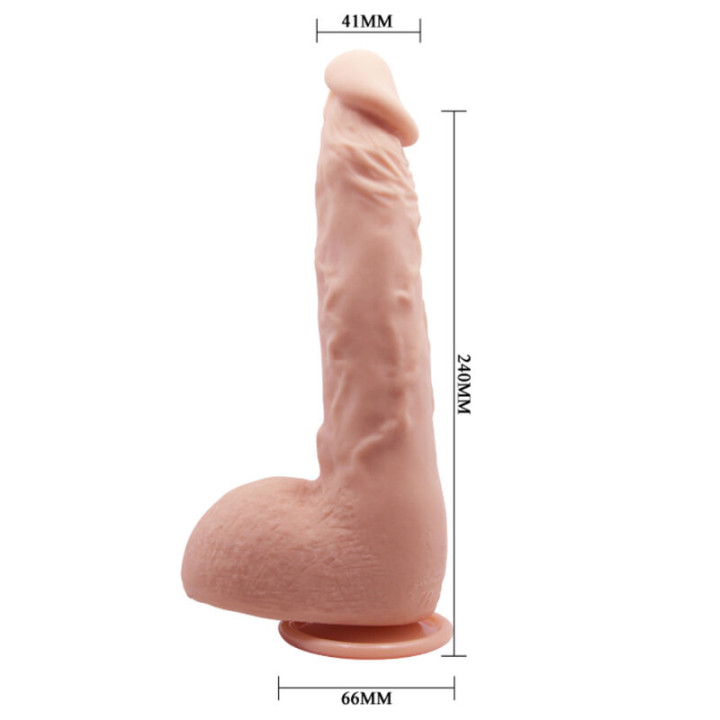 BAILE DILDO REALISTICO JASON NATURAL 24 CM